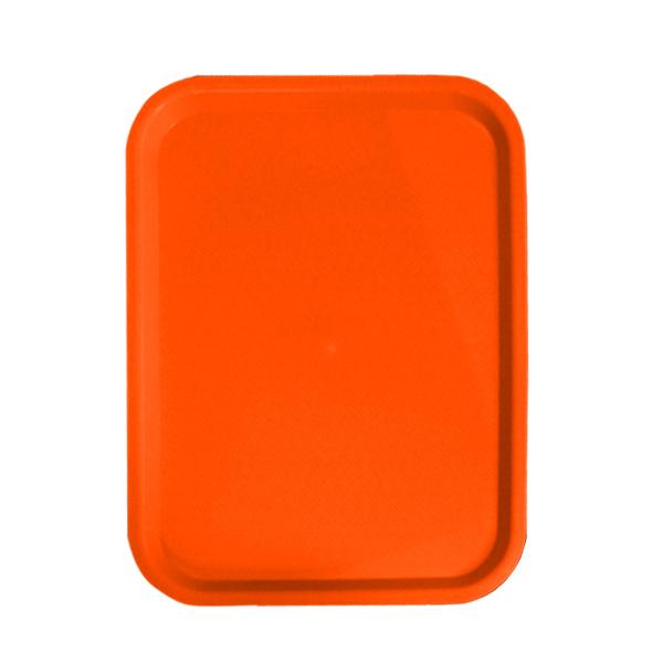 14" x 18" Orange Fast Food Tray 1 14" x 18" Orange Fast Food Tray